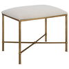 Avenham Small Gold Framed Bench thumbnail 3