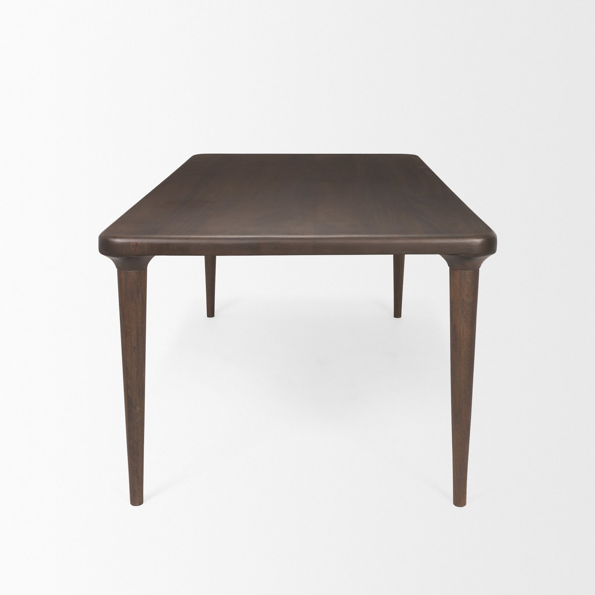 Suvan 84'L x 42'W Rectangular Dining Table | Modern | Med-Dark Brown Wood | Seats 8, by Mercana, 84" length x 42" width x 30" height View 5