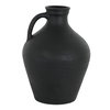Lyra Vase Black Terracotta, by Moe's Home, 9.5" width x 13" height x 9.5" depth thumbnail 1