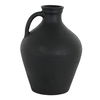 Lyra Vase Black Terracotta thumbnail 0