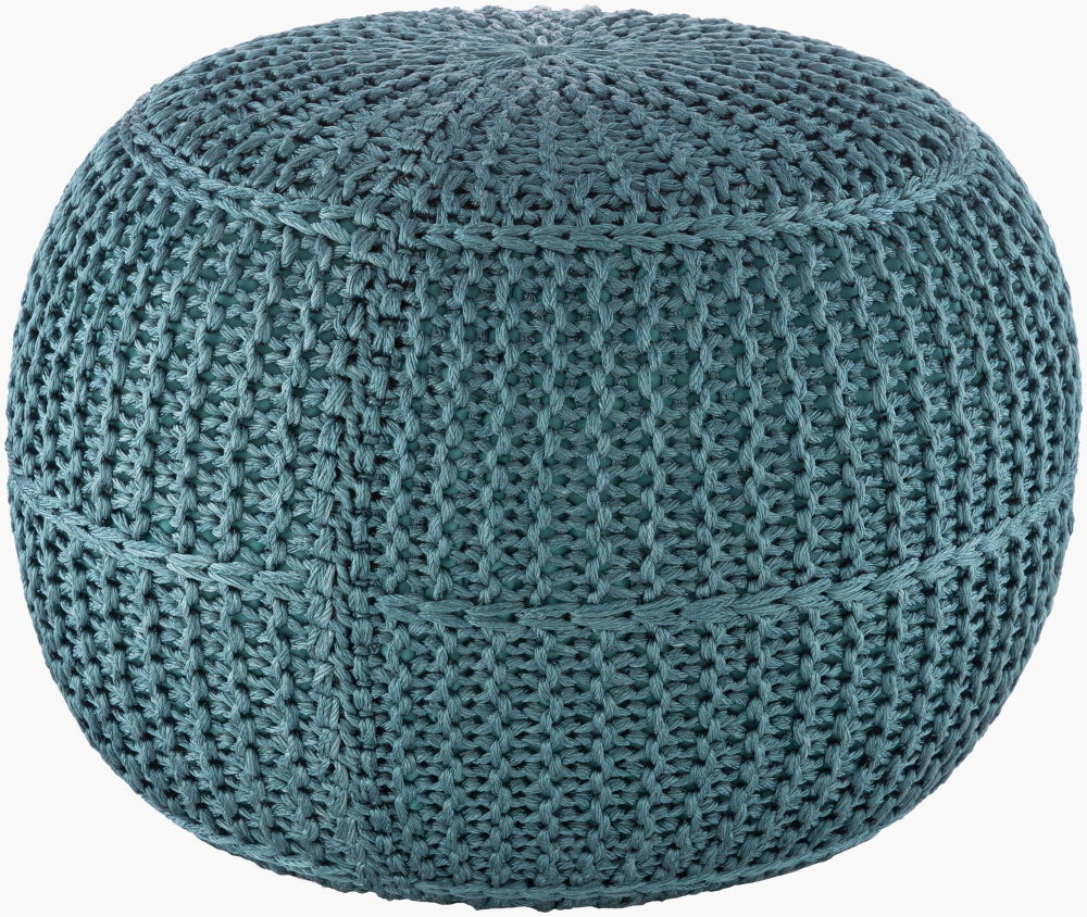 Dita Pouf, Ottoman by Surya, 20" width x 14" height