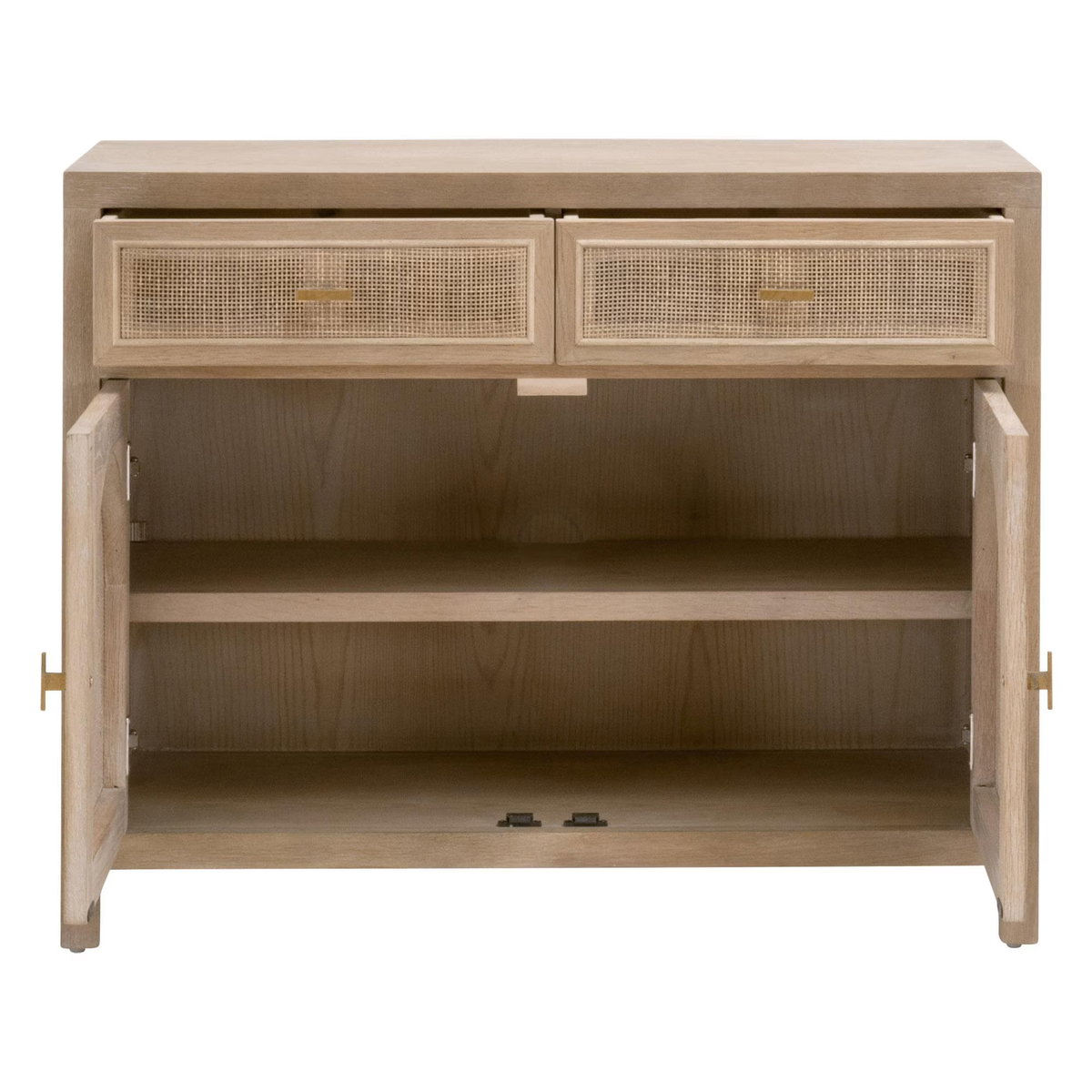 Cane Media Cabinet, Shelving & Bookcase by Essentials for Living, 39" width x 31" height x 18" depth View 2