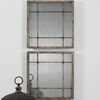 Saragano Square Mirrors Set/2, by Uttermost, 19" width x 19" height x 1" depth thumbnail 2
