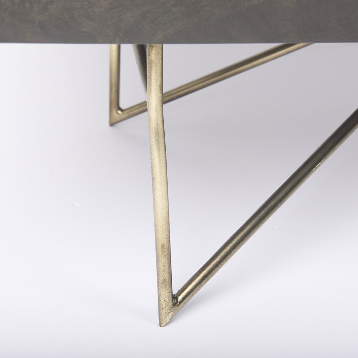 Darwin 80x17.5 Brown Solid Wood Gold Metal Base 4 Cabinet Door Sideboard, Sideboards & Buffet by Mercana, 80" length x 17.5" width x 30" height View 14