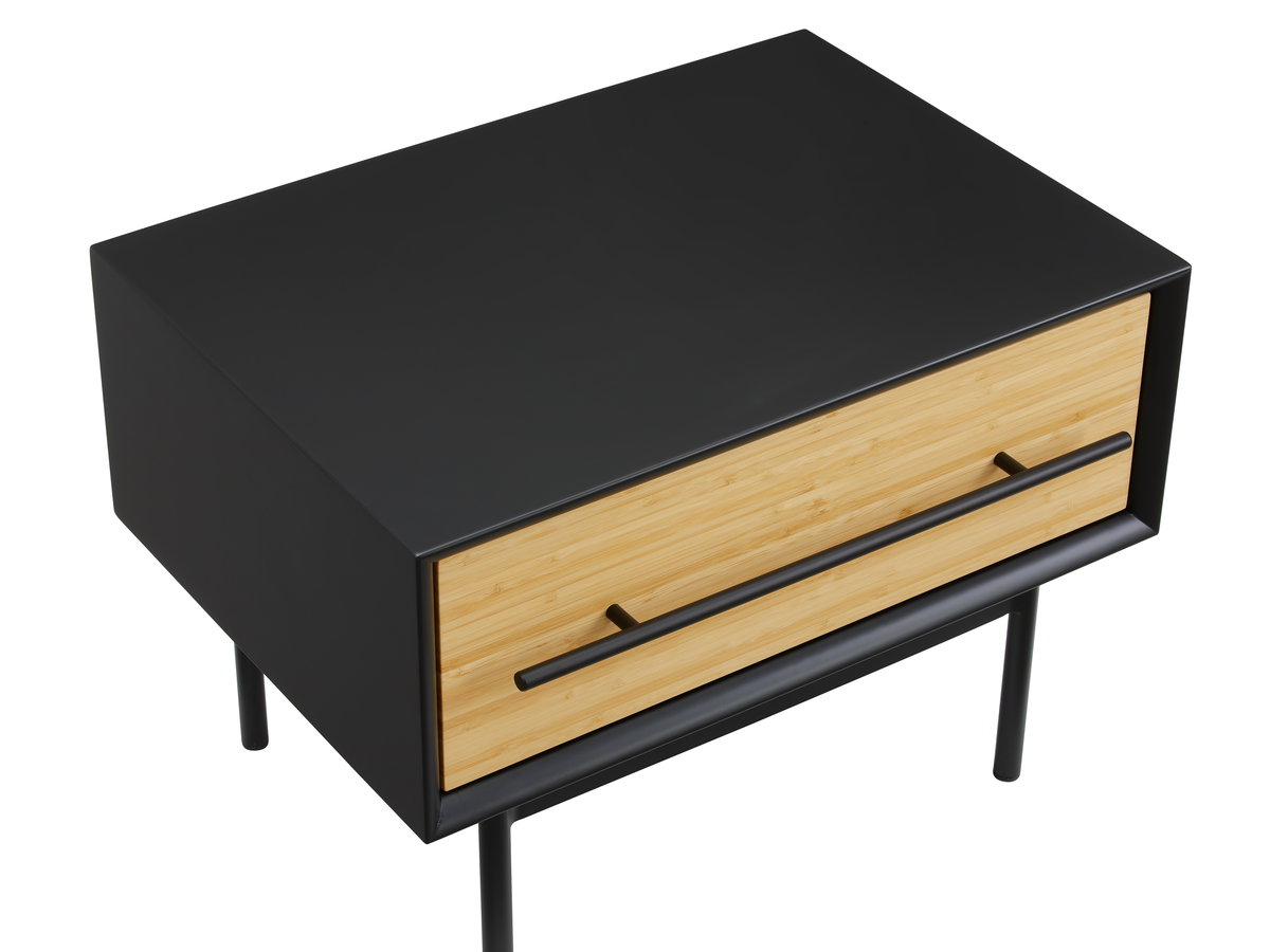 Santa Cruz 1 Drawer Nightstand, Wheat, by Greenington, 15.75" length x 22" width x 15.5" height View 6