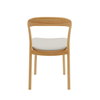 Hanna Dining Chair Leather Seat, Wheat (Set of 2), by Greenington, 18" length x 21.5" width x 30.75" height thumbnail 7