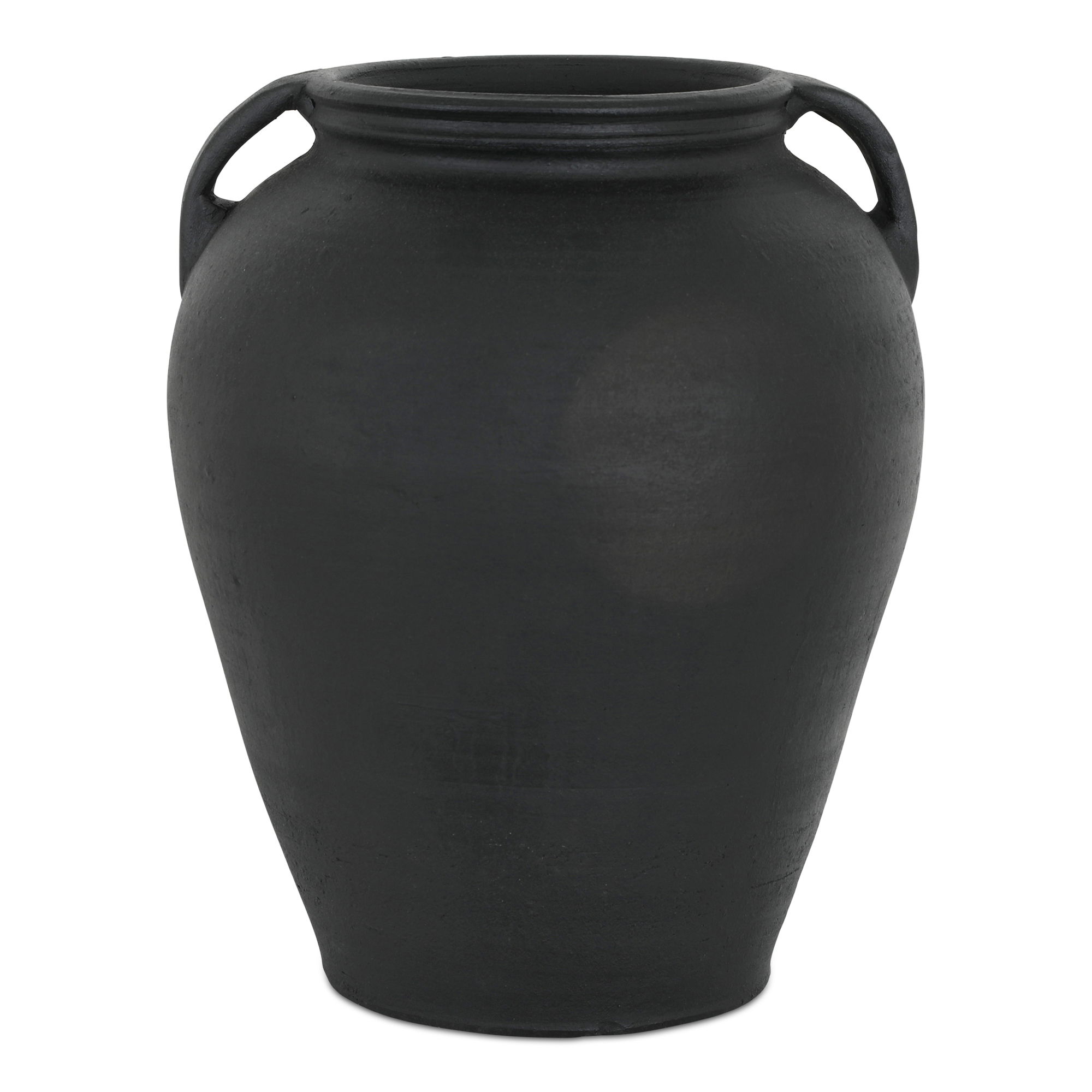 Jovi Vase Black Terracotta large image 