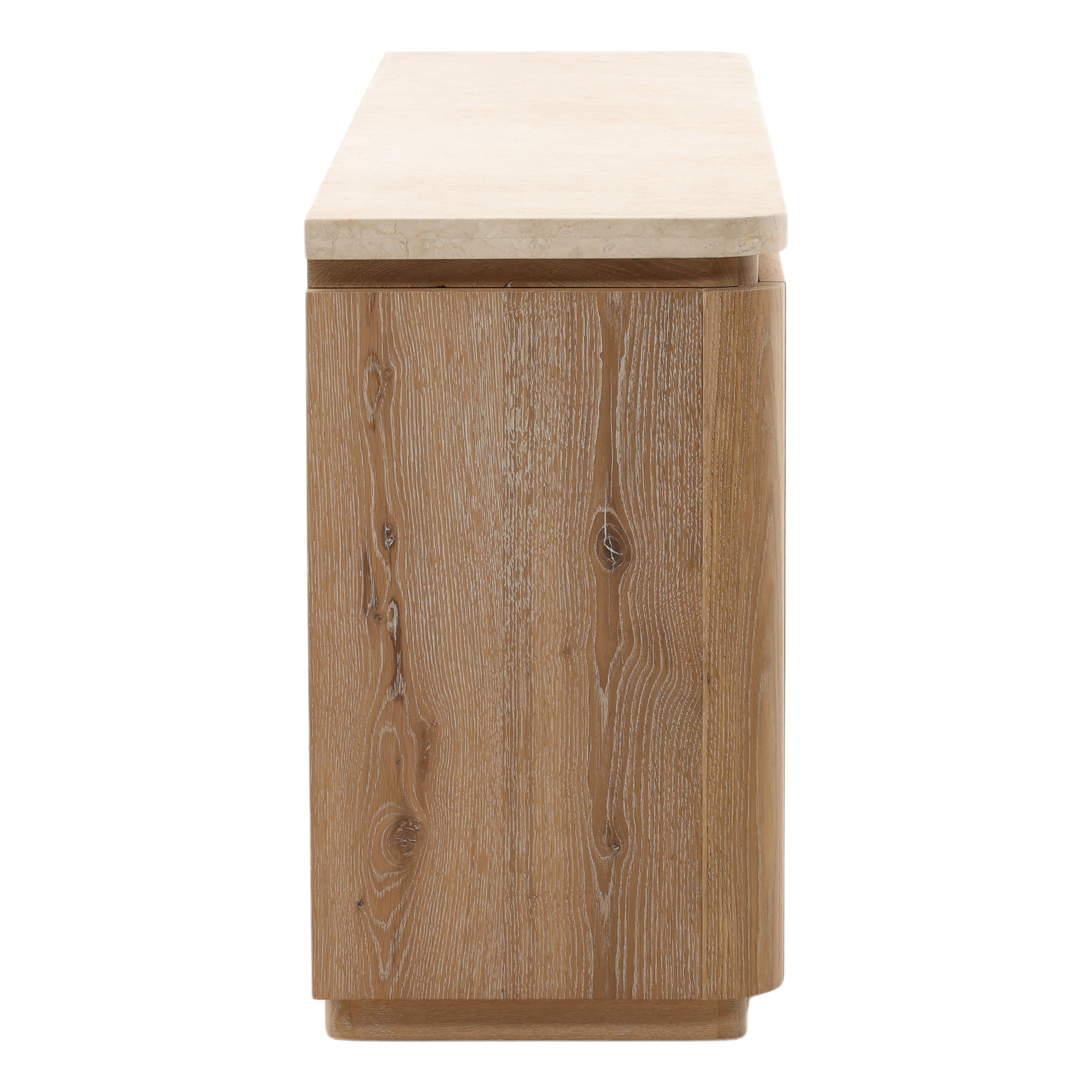 Canyon Sideboard Natural, Sideboards & Buffet by Dovetail, 79.5" width x 31.5" height x 18" depth View 3