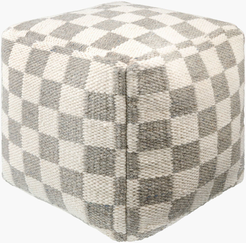 Preethi Pouf, Ottoman by Surya, 18" width x 18" height