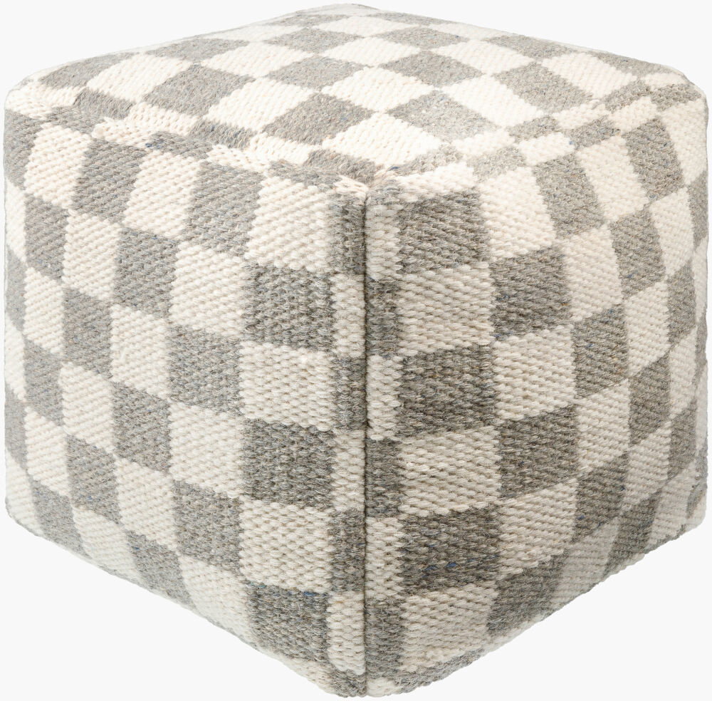 Preethi Pouf, Ottoman by Surya, 18" width x 18" height