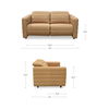 Juno Power Recliner Sofa Tan Leather, Sofas & Sectional by Moe's Home, 65" width x 31.5" height x 42" depth thumbnail 8