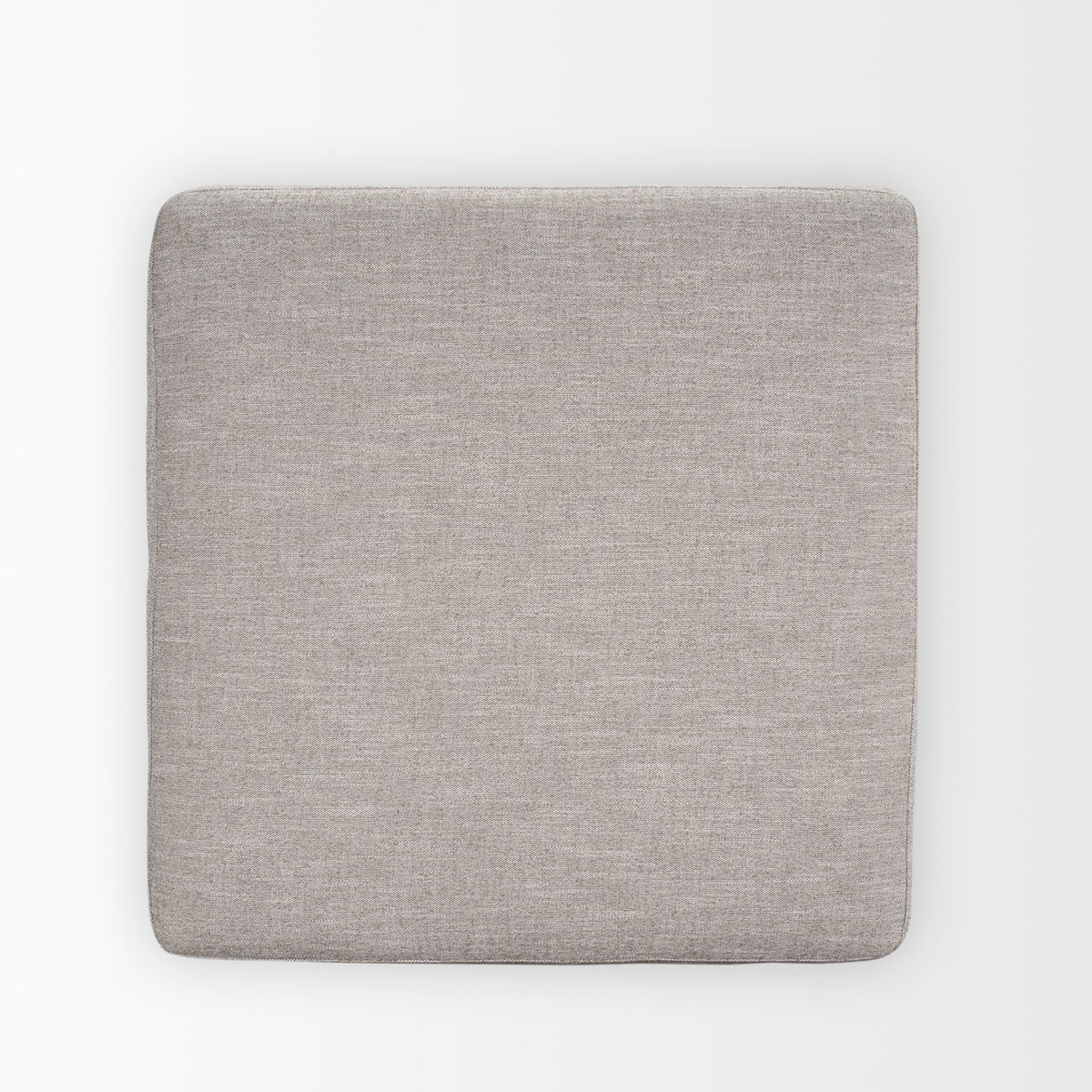 Halston Large Ottoman Light Gray Performance Fabric, Sectional Sofa by Mercana, 38.5" length x 38.5" width x 19" height View 6