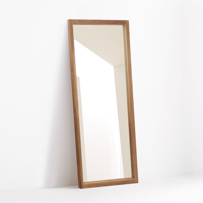 Online Designer Home/Small Office Linea II Natural Floor Mirror