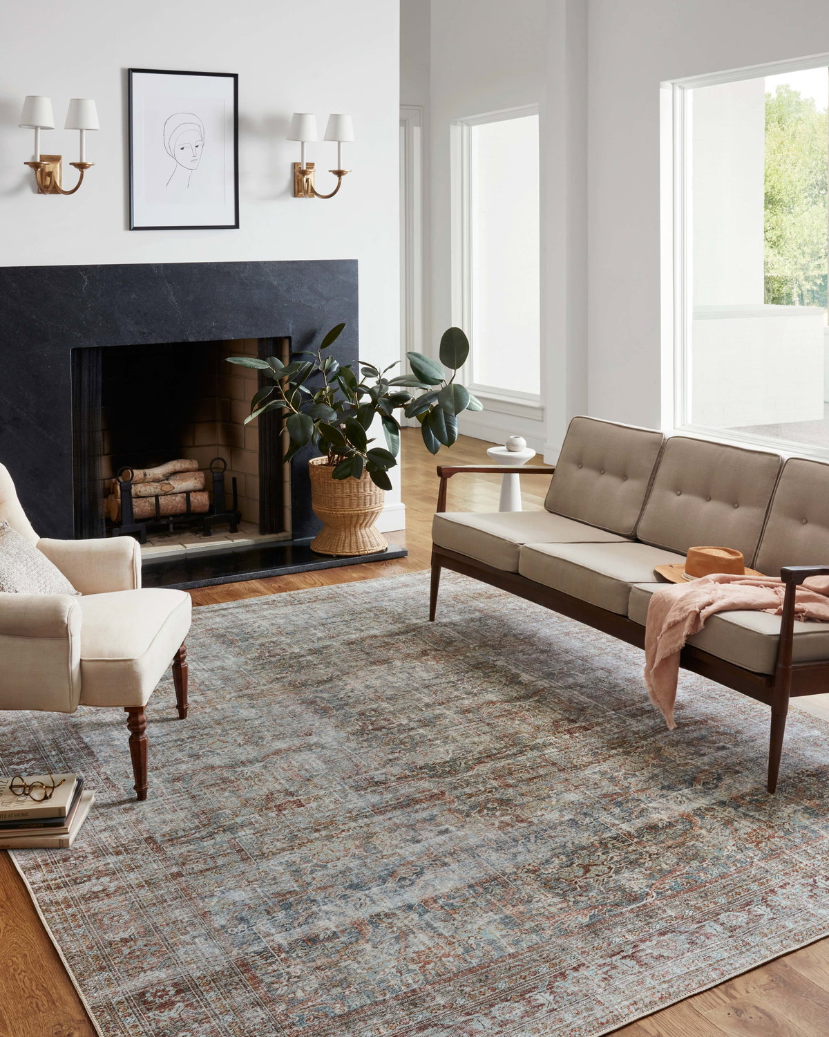 Chris Loves Julia x Loloi Jules Rug, 2' length x 5' width View 4