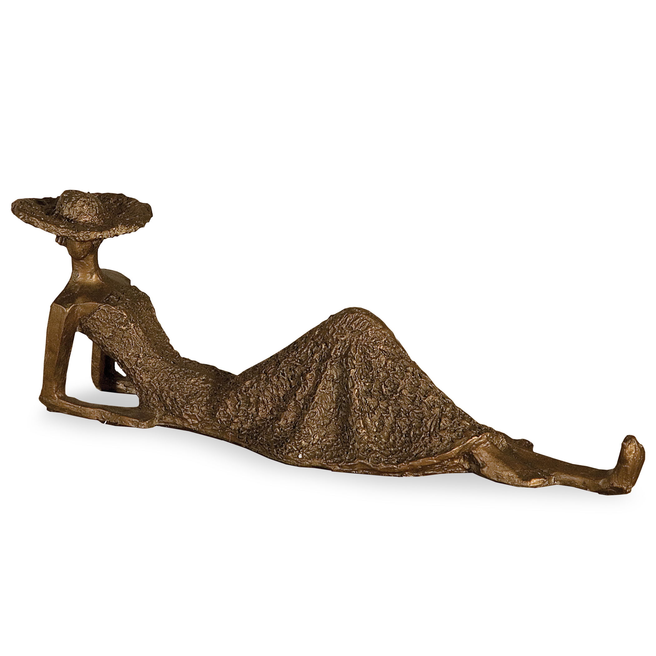 Summer Days Antique Bronze Sculpture large image 