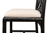 Brighton Bamboo Side Chair Black, by Sarreid, 1'10" length x 1'5" width x 3'3" height thumbnail 7