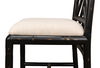 Brighton Bamboo Side Chair,Black, Dining Chair by Sarreid, 17" length x 22" width x 39" height thumbnail 7