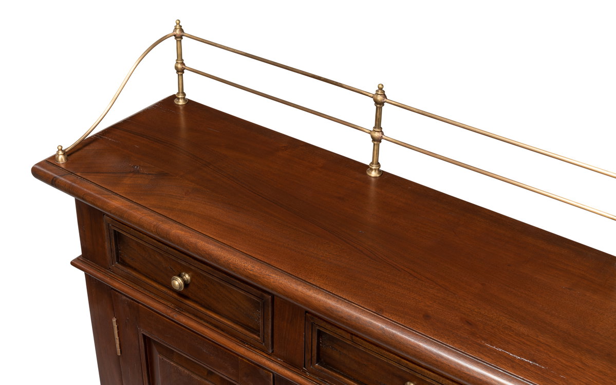 Covent Gardens Sideboard  Cognac, by Sarreid, 1' length x 8' width x 3'7" height View 7