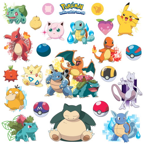 PokÃ©mon Iconic Wall Decals