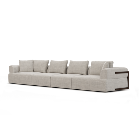 Warner Gray 2 Piece Sofa Set