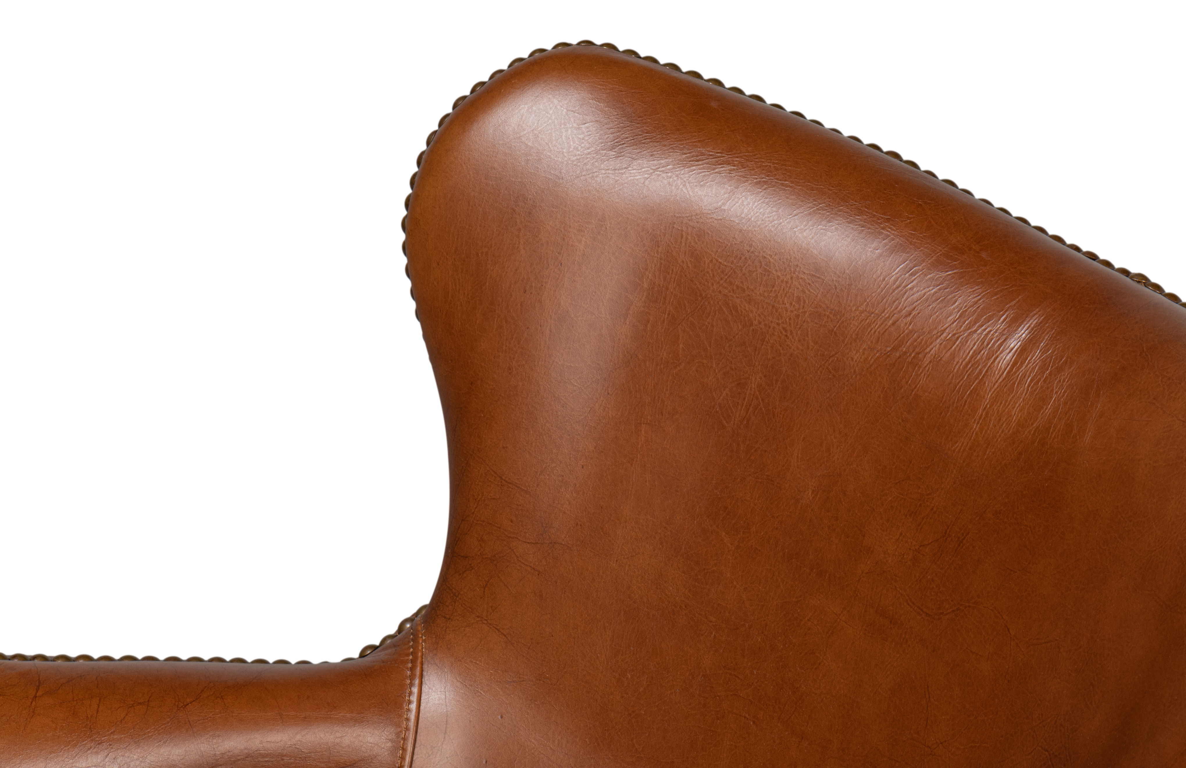 Andrew Jackson Desk Chair,Havana Leather large image 