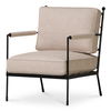 Vecchia Accent Chair Beige, by Moe's Home, 25.5" width x 32.65" height x 34.25" depth thumbnail 2