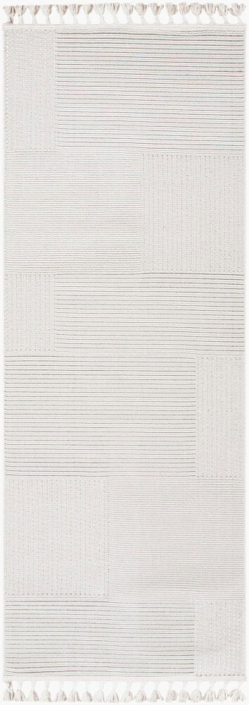 Finland Machine Woven Rug, by Surya, 7'2.61" length x 2'7.5" width