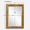 OVERLAP MIRROR, by Uttermost, 32" width x 43.7" height x 2.4" depth thumbnail 3