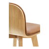 Napoli Leather Bar Stool thumbnail 5