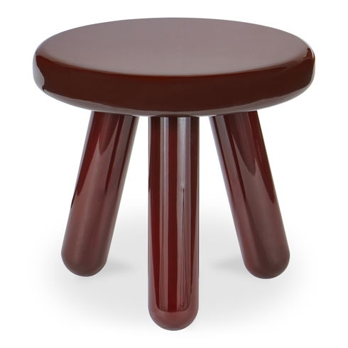 Joy Accent Table Deep Red Lacquer