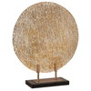 Layan Art Glass Charger, Plate by Uttermost, 17.5" width x 21" height x 5" depth thumbnail 3