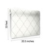 Graphic Trellis White & Soft Grey Wallpaper thumbnail 7