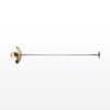 Garnet 13L x 13W Gold Hammered Metal Pendant Light, by Mercana, 14.5" length x 14.5" width x 3.25" height thumbnail 3