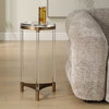 Pereira Round Acrylic Accent Table, Side & End Table by Uttermost, 13.12" width x 24.87" height x 13.12" depth thumbnail 3