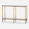 Elenio Glass Console Table, by Uttermost, 54" width x 32.37" height x 12" depth thumbnail 1