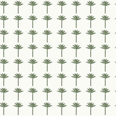 Palm Bay Green Peel & Stick Wallpaper