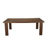 Marina Outdoor Dining Table Brown, Outdoor Table by Moe's Home, 6'9.81" width x 2'6" height x 3'6.05" depth thumbnail 1