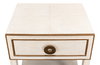 Gabriella Shagreen Nightstand Osprey Wht, by Sarreid, 1'2" length x 1'8" width x 2'7" height thumbnail 11