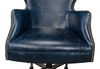 Andrew Jackson Desk Chair, Chateau Blue, Seating by Sarreid, 25" length x 29" width x 35" height thumbnail 12