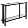 Shadow Black Iron Console Table, by Uttermost, 55.25" width x 32.25" height x 13.62" depth thumbnail 5