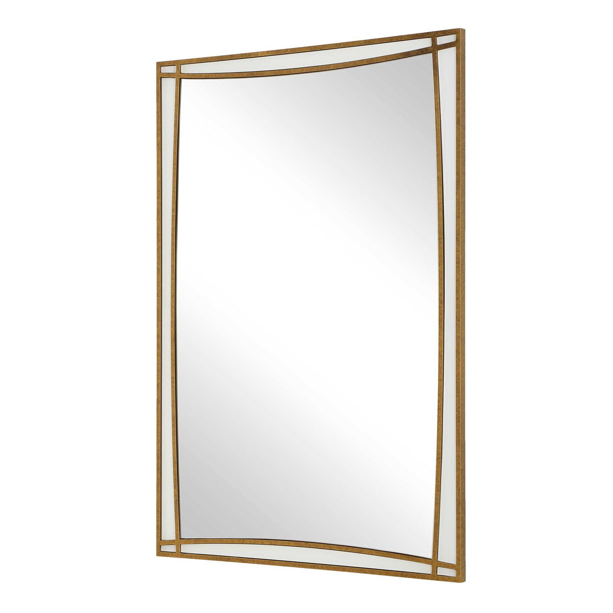Florence Antique Gold Mirror, by Uttermost, 29.75" width x 45" height x 0.75" depth View 4