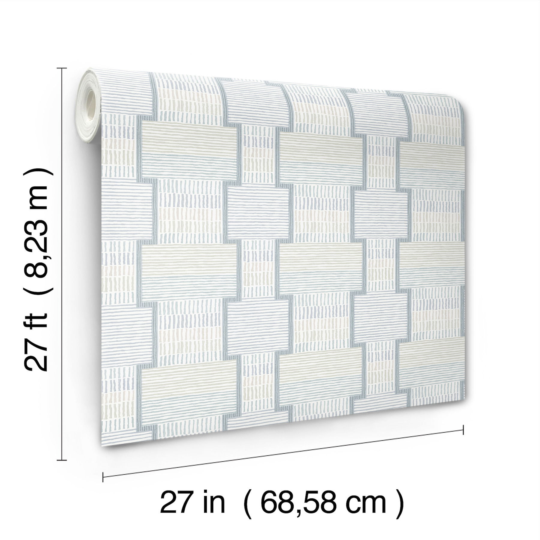 La Broderie Sky Blue Wallpaper large image 