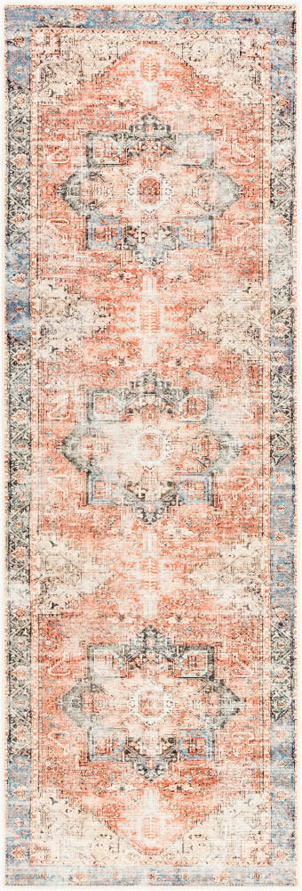 Amelie Machine Woven Rug, by Surya, 7'10.49" length x 2'7.5" width