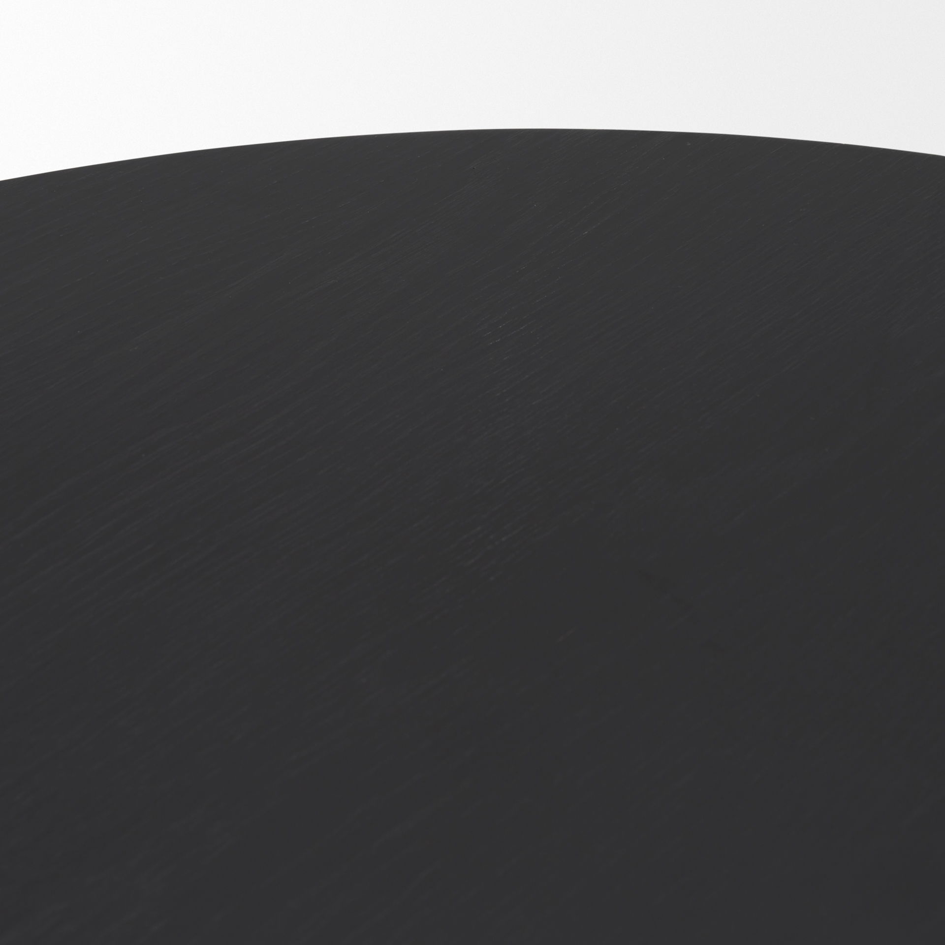 Tucson Natural Wood with Round Black Oak Top Coffee Table, by Mercana, 35.5" length x 35.5" width x 14" height View 8