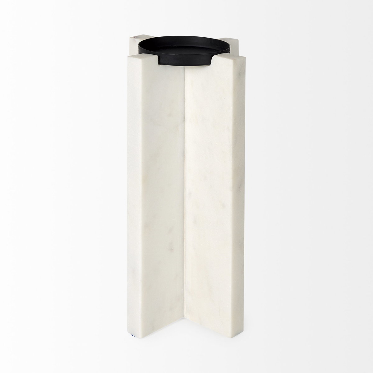 Sophia 5.5'L x 3.5'W x 10.5'H Marble Candle Holder Large, Candles & Candle Holder by Mercana, 5.5" length x 3.5" width x 10.5" height View 6