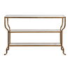 Deline Gold Console Table thumbnail 0