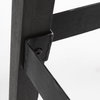 Nell Backless 30in Seat Bar Stool | Black Metal with Dark Brown Wood, Counter & Bar Stool by Mercana, 18" length x 15" width x 30" height thumbnail 12