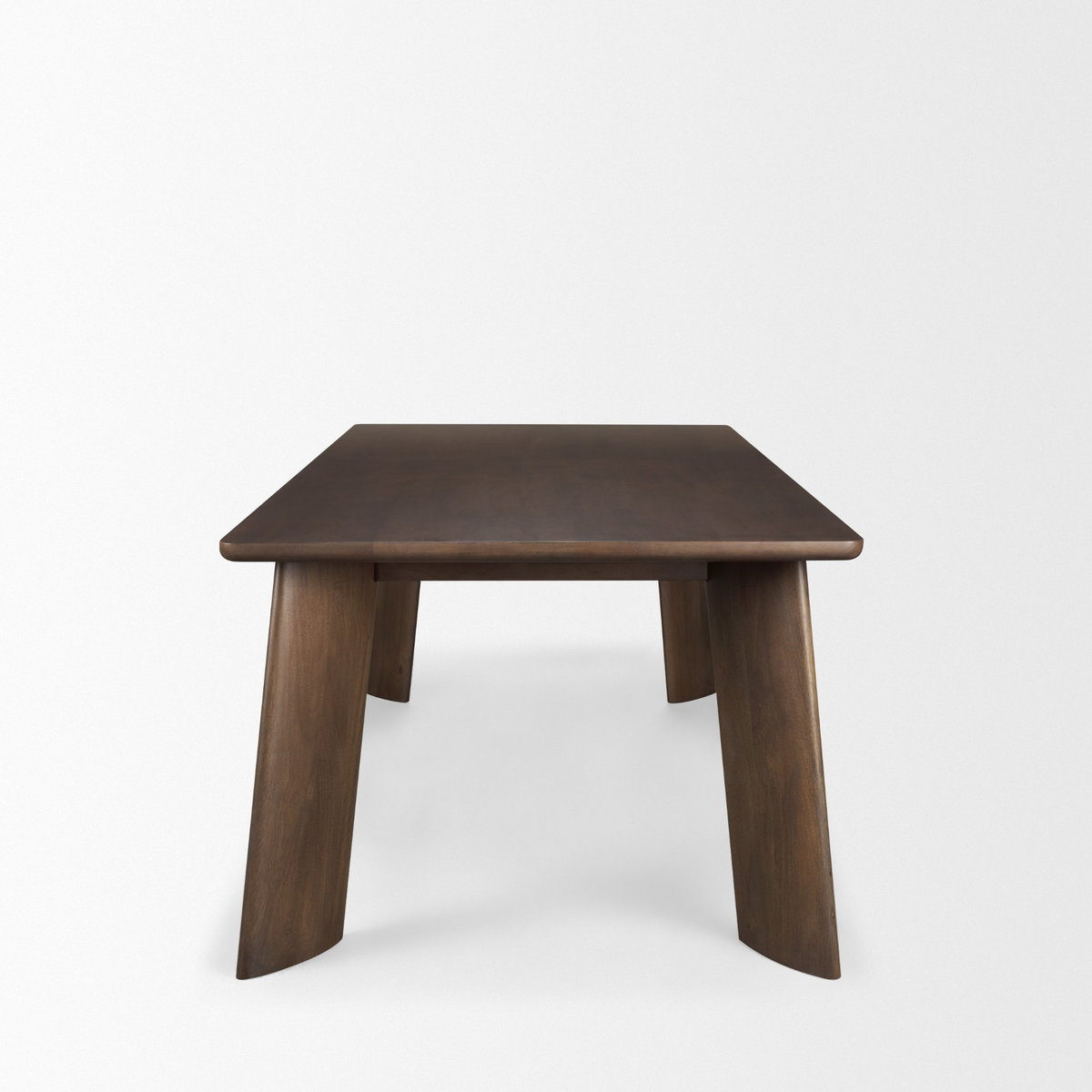 Jonan 94'L x 42'W Rectangular Dining Table | Dark Brown Wood | Seats 8, by Mercana, 94" length x 42" width x 30" height View 5
