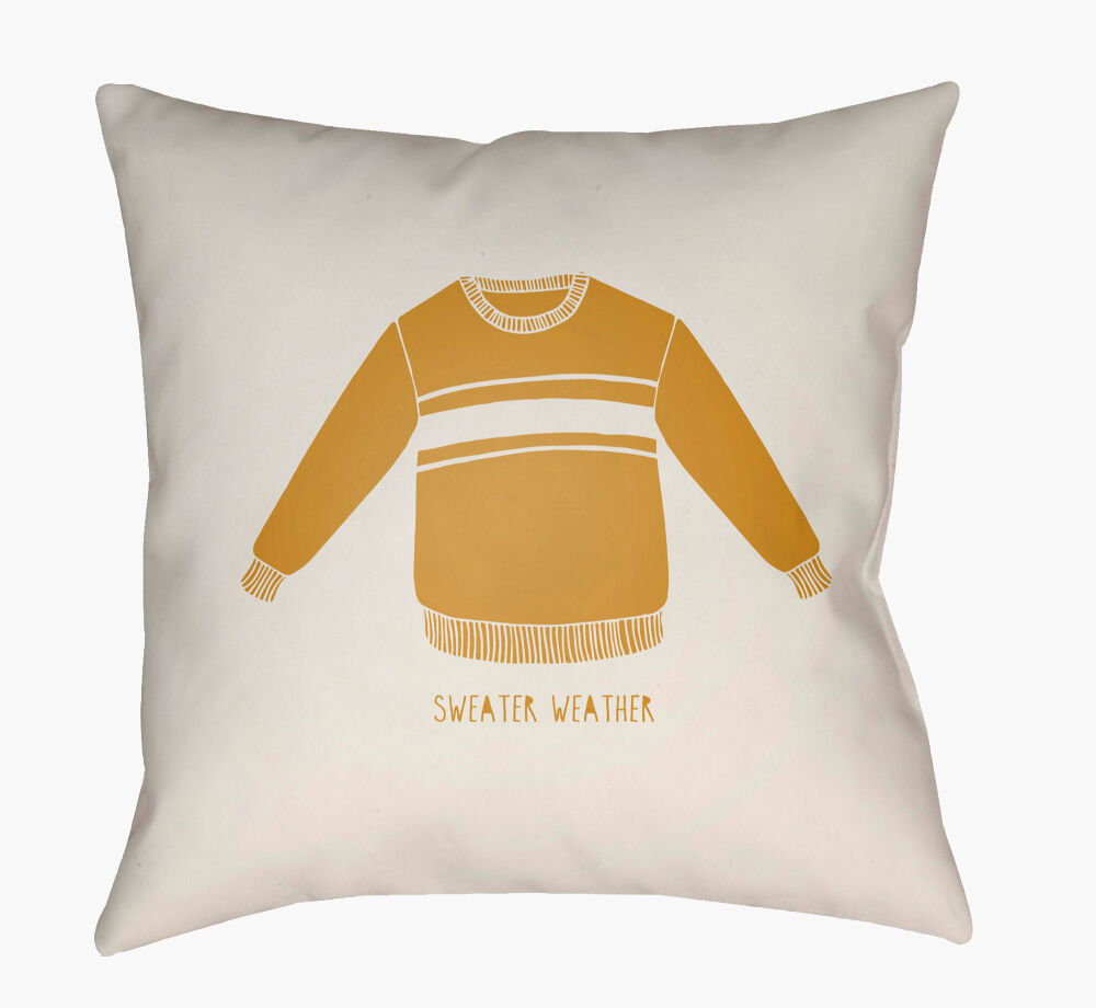 Sweater Weather Accent Pillow, Decorative Pillow by Surya, 18" length x 18" width