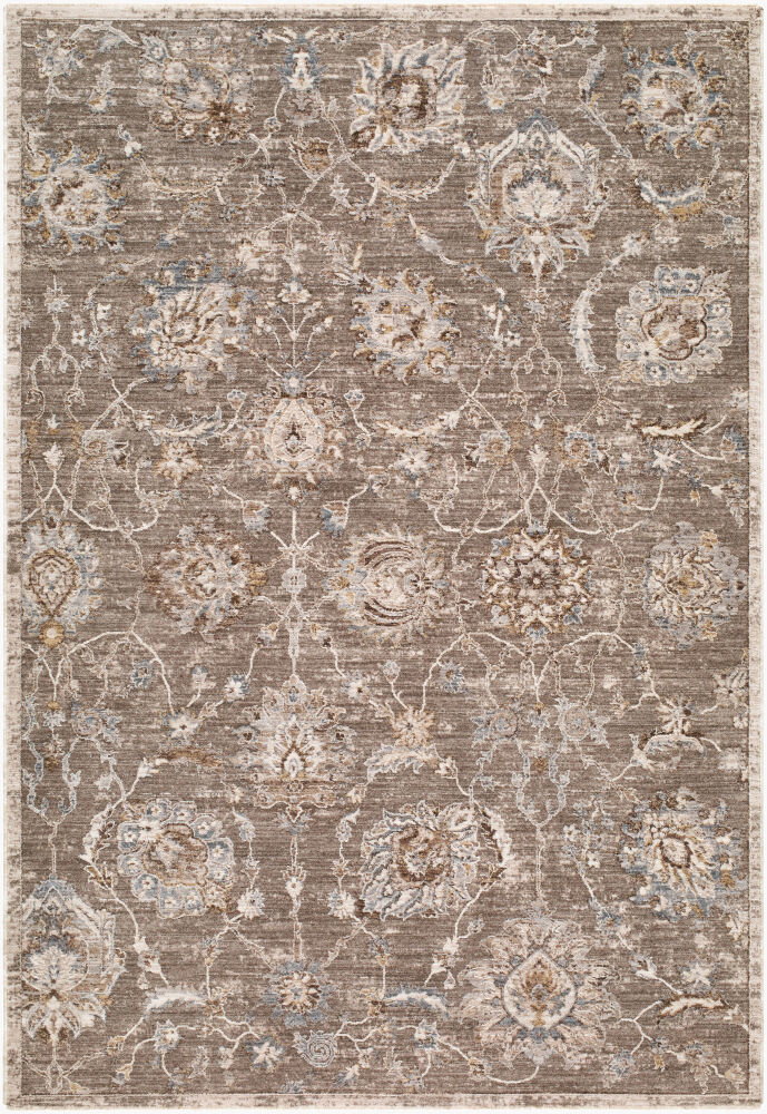 Arda Machine Woven Rug, by Surya, 7'4.58" length x 4'11.84" width